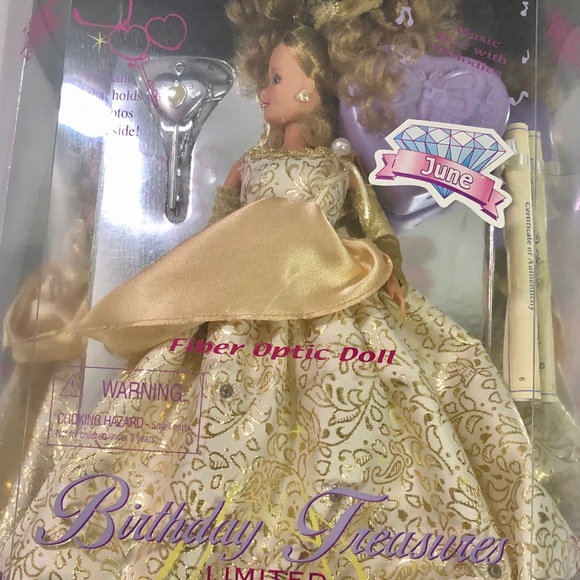 Limited Edition June Birthday Treasure Barbie Doll - Picture 3 of 7